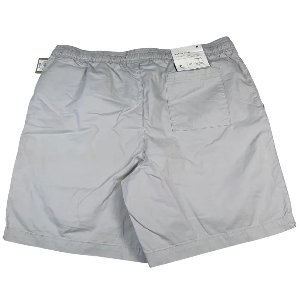 Goodfellow & Co Mens Medium Pull On Shorts 7” Inseam Gray Relaxed Drawstring NEW